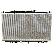 Radiator, 2.4L Engine, Denso Type, Automatic or Manual Transmission, Aluminum Core, Plastic Tank