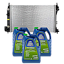 Radiator Kit, 2.8L Engine, Aluminum Core, Plastic Tank