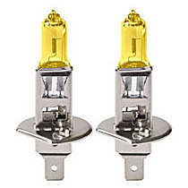 Driver and Passenger Side Halogen H1 Headlight Bulb, Single Beam, Set of 2, Pure Halogen Series