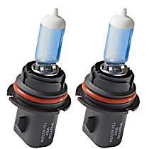 Driver and Passenger Side Halogen 9007 Headlight Bulb, High and Low Beam, Set of 2, Pure Halogen Series
