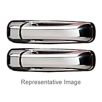 400506 ABS Plastic Plain Door Handle Cover, Chrome
