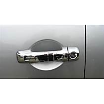401042 ABS Plastic Plain Door Handle Cover, Chrome