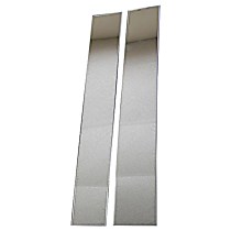 402621 Pillar Trim - Polished, Stainless Steel, Direct Fit, 4 Pieces