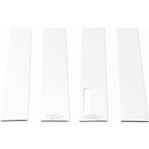 402680FD Pillar Trim - Polished, Stainless Steel, Direct Fit, Set of 4