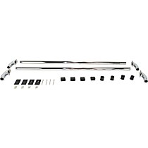 Bed Rails - Polished, Stainless Steel, Direct Fit, Set of 2