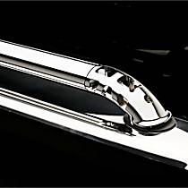 Bed Rails - Chrome, Stainless Steel, Direct Fit, Set of 2