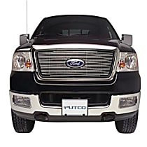 71130 Grille Insert - Silver, Aluminum, Billet, Direct Fit