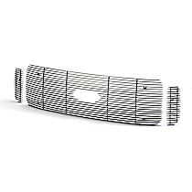 71146 Grille Insert - Silver, Aluminum, Billet, Direct Fit