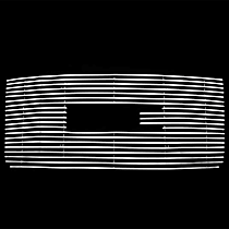 71193 Grille Insert - Silver, Aluminum, Billet, Direct Fit