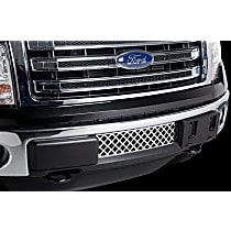 82182 Billet Grille - Polished, Stainless Steel, Punch Style, Bumper Insert, Direct Fit, Sold individually