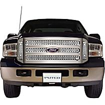 84112 Grille Insert - Silver, Stainless Steel, Punch, Direct Fit