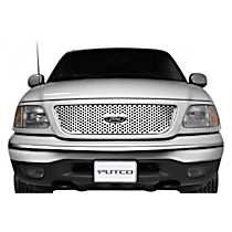 84130 Grille Insert - Silver, Stainless Steel, Punch, Direct Fit