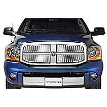 84136 Grille Insert - Silver, Stainless Steel, Punch, Direct Fit