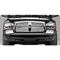 84144 Grille Insert - Silver, Stainless Steel, Punch, Direct Fit