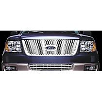 84165 Grille Insert - Silver, Stainless Steel, Punch, Direct Fit