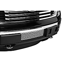 84182 Billet Grille - Polished, Stainless Steel, Punch Style, Bumper Insert, Direct Fit, Sold individually