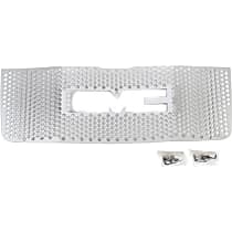 84196 Billet Grille - Polished, Stainless Steel, Punch Style, Grille Insert, Direct Fit, Sold individually