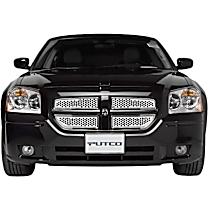 84334 Grille Insert - Silver, Stainless Steel, Punch, Direct Fit