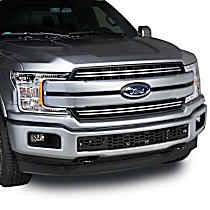 86182FP Billet Grille - Polished, Stainless Steel, Horizontal Bars, Bumper Insert, Direct Fit, Sold individually