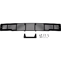 87160 Billet Grille - Powdercoated Black, Stainless Steel, Horizontal Bars, Bumper Insert, Direct Fit, Sold individually