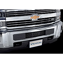 87195 Billet Grille - Powdercoated Black, Stainless Steel, Horizontal Bars, Bumper Insert, Direct Fit, Sold individually