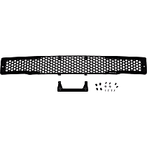 88160 Billet Grille - Powdercoated Black, Stainless Steel, Punch Style, Bumper Insert, Direct Fit, Sold individually