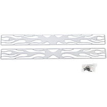 89100 Grille Insert - Silver, Stainless Steel, Flames, Direct Fit