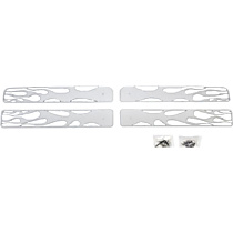 89103 Grille Insert - Silver, Stainless Steel, Flames, Direct Fit