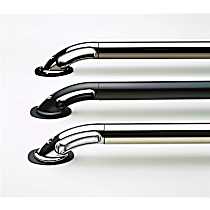 Bed Rails, 78.0,  in. Bed, Short Box, With Toolbox, Polished, Stainless Steel, Set of 2 - 