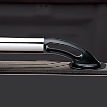 Bed Rails - Black and Silver, Stainless Steel, Direct Fit, Set of 2