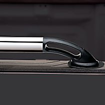 Bed Rails - Black and Silver, Stainless Steel, Direct Fit, Set of 2