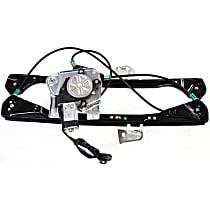 Coupe Front, Passenger Side Power Window Regulator, With Motor, 2-Door