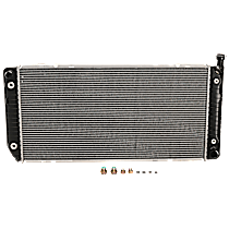 Radiator, 5.7L/7.4L Engines, Heavy Duty Cooling, With Engine Oil Cooler, Aluminum Core, Plastic Tank
