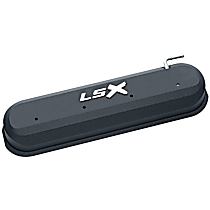 Valve Cover, Raised Lsx Emblem Aluminum Valve Covers, LS Engines, 8 Cyl 5.7L, OE Replacement Series