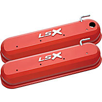 Valve Cover, Raised Lsx Emblem Aluminum Valve Covers, LS Engines, 8 Cyl 5.7L