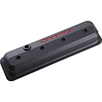 Valve Cover, SBC; 87-Pre Ls; Center Bolt; Recessed Emblems, 5.0L