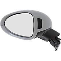 Driver Side Mirror, Power, Power Folding, Heated, Paintable, With Signal Light, No Memory, Puddle Light and Auto-Dim, With Blind Spot Light in Housing, For Models With Lane Change Assist