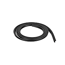 WFS D1068 Windshield Molding - Black, Direct Fit, Sold individually