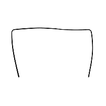 WFS D1397 Windshield Molding