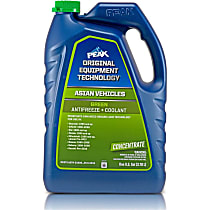 PAG0B3 PEAK ORIGINAL EQUIPMENT TECHNOLOGY Concentrate Antifreeze + Coolant for Asian Vehicles - GREEN - 1 Gal.