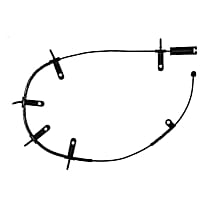 Front, Driver or Passenger Side Brake Pad Sensor, enginedesignationname: W10B16A, Made in Europe
