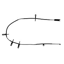 Rear, Driver or Passenger Side Brake Pad Sensor, enginedesignationname: W10B16A, Made in Europe