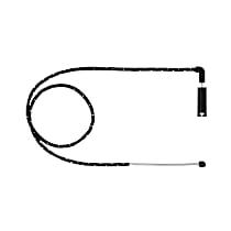 Rear, Driver or Passenger Side Brake Pad Sensor, enginedesignationname: N52, Made in Europe