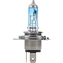 Driver or Passenger Side Halogen 9003 Headlight Bulb, High Beam and Low Beam, Low and High Beam, Set of 2, CrystalVision Platinum Series