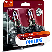 Driver and Passenger Side Halogen 9006 Headlight Bulb, Low Beam, High Beam and Low Beam, Set of 2, X-tremeVision Series