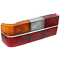 1372226 Driver Side Halogen Tail Light, With bulb(s), Amber, Clear & Red Lens