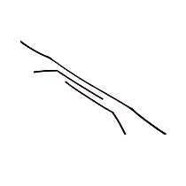 BKT FB27335 Rear Window Seal - Glass Weatherstrip, Set of 3