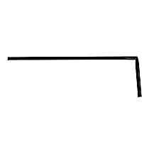 DWL 1110 99 Weatherstrip Seal - Front, Driver Side, Upper, Black, Door, Direct Fit, Sold Individually