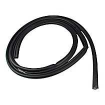 DWL 1112 67 Weatherstrip Seal - Front, Driver Side, Black, Door, Direct Fit, Sold Individually