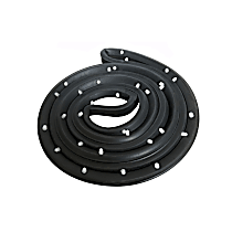DWL 1320 61 Weatherstrip Seal - Rear, Driver Side, Black, Door, Direct Fit, Sold Individually